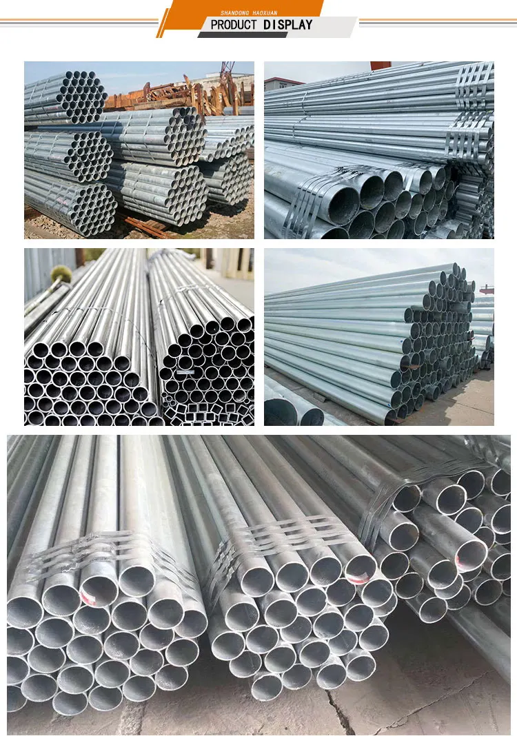 Astm A106 Sch 40 Erw Wholesale Hot Dip Gi Galvanized Round Pipe For ...