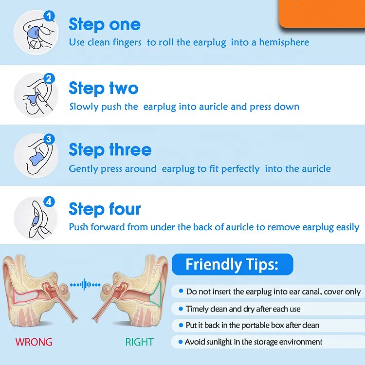 Оптовая продажа, беруши для серфинга Amazon, беруши для плавания