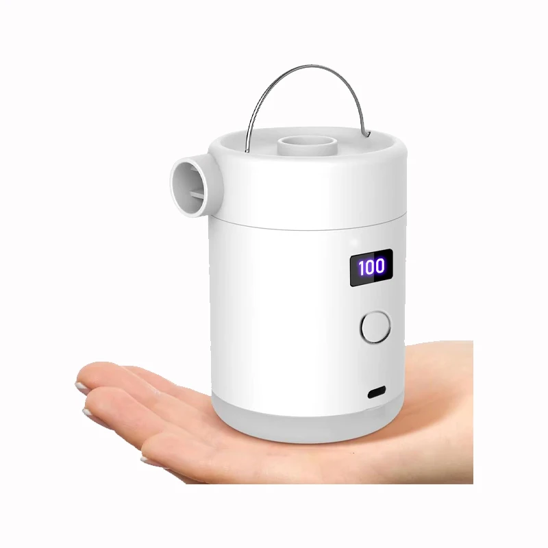 New Arrival 4-in-1 LED Light Electric Mini Pump Multi-Functional Plastic Mini Pump for Mattress & Pillow - view 5