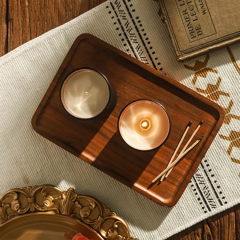 Wholesale Luxury Custom Empty Matte Black Candle Holder Glass Candles ...