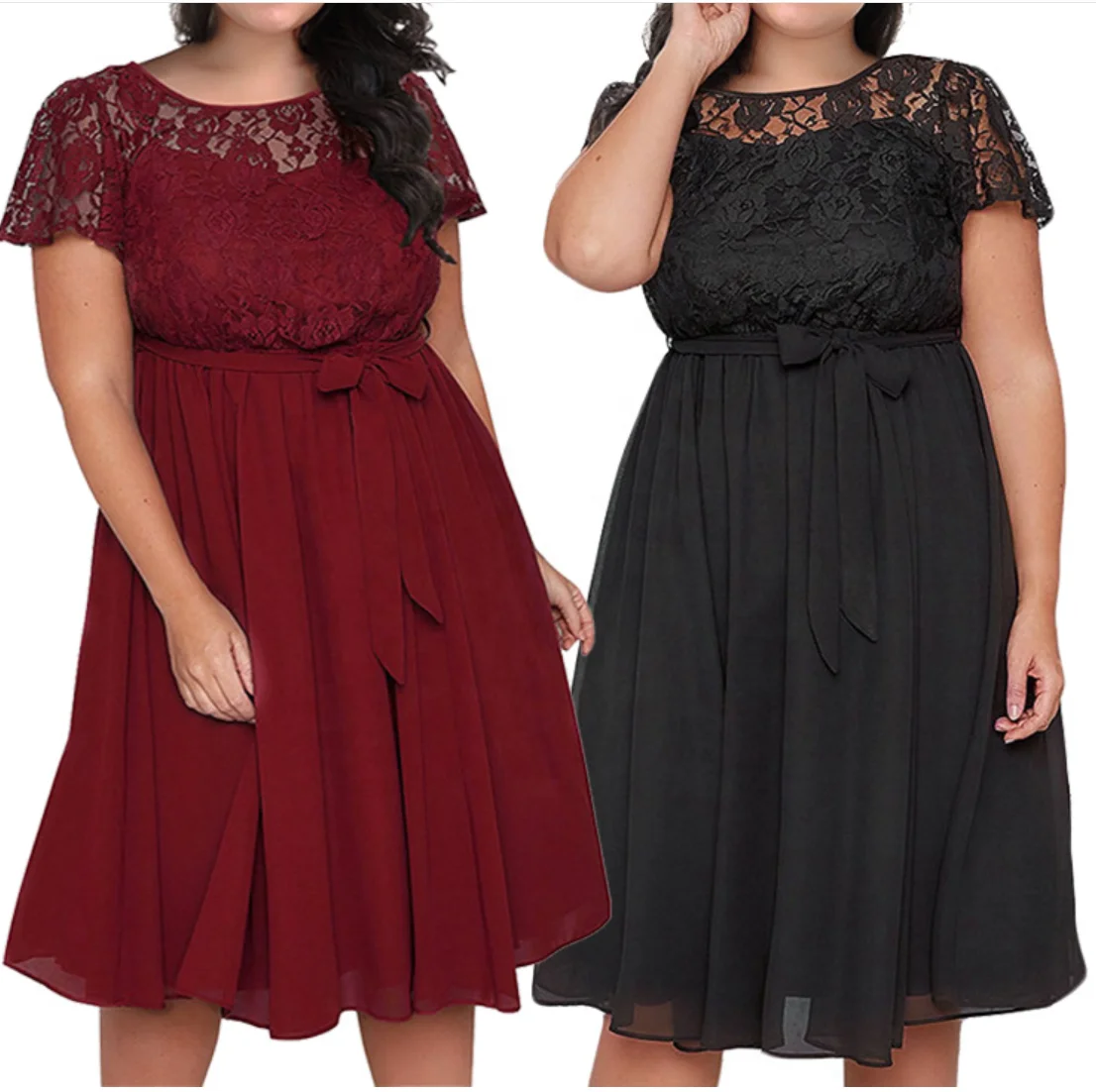 plus size one piece dress