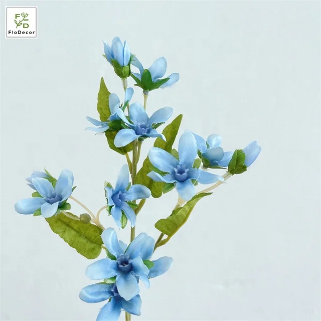 Knstliche se Seide Soft Blue Tweedia Blumen fller fr Braut strau  Hochzeits dekoration Japanischer Stil Braut Favorit