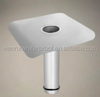 Water Proof System Prefabricated Accessories Flat Roof Pvc Tpo Epdm Outlet Channel Steel Scupper Drain