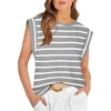 Gray and White Stripes