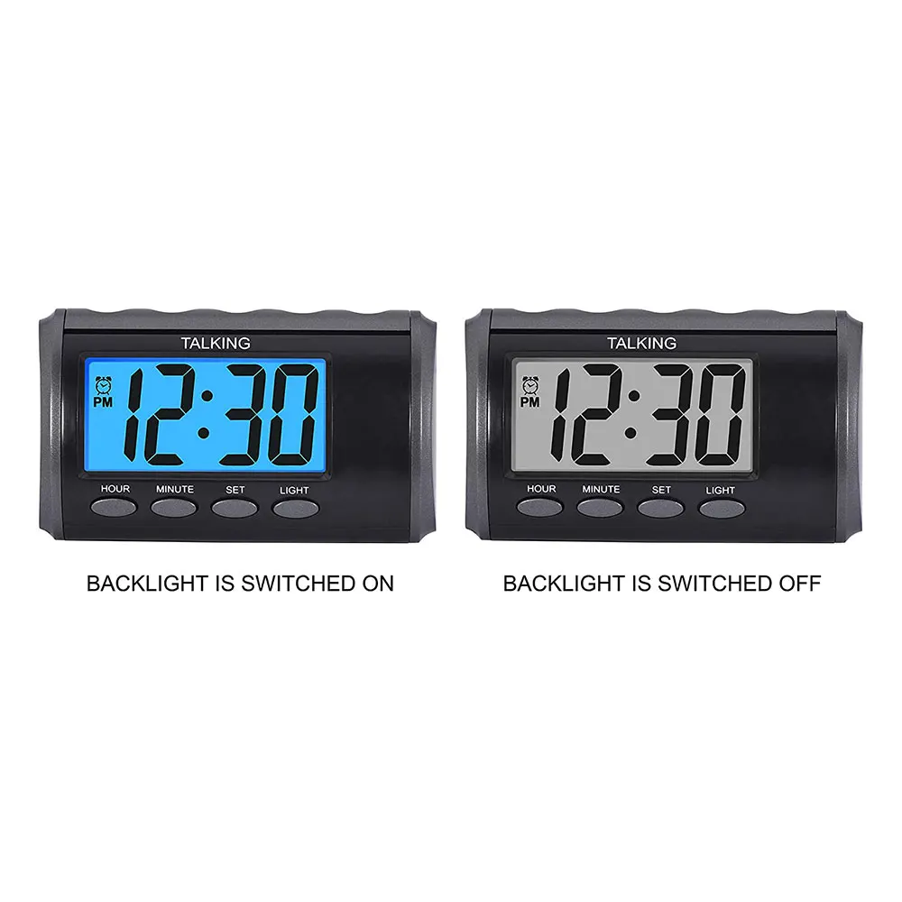 Reloj despertador digital fashion numeros grandes