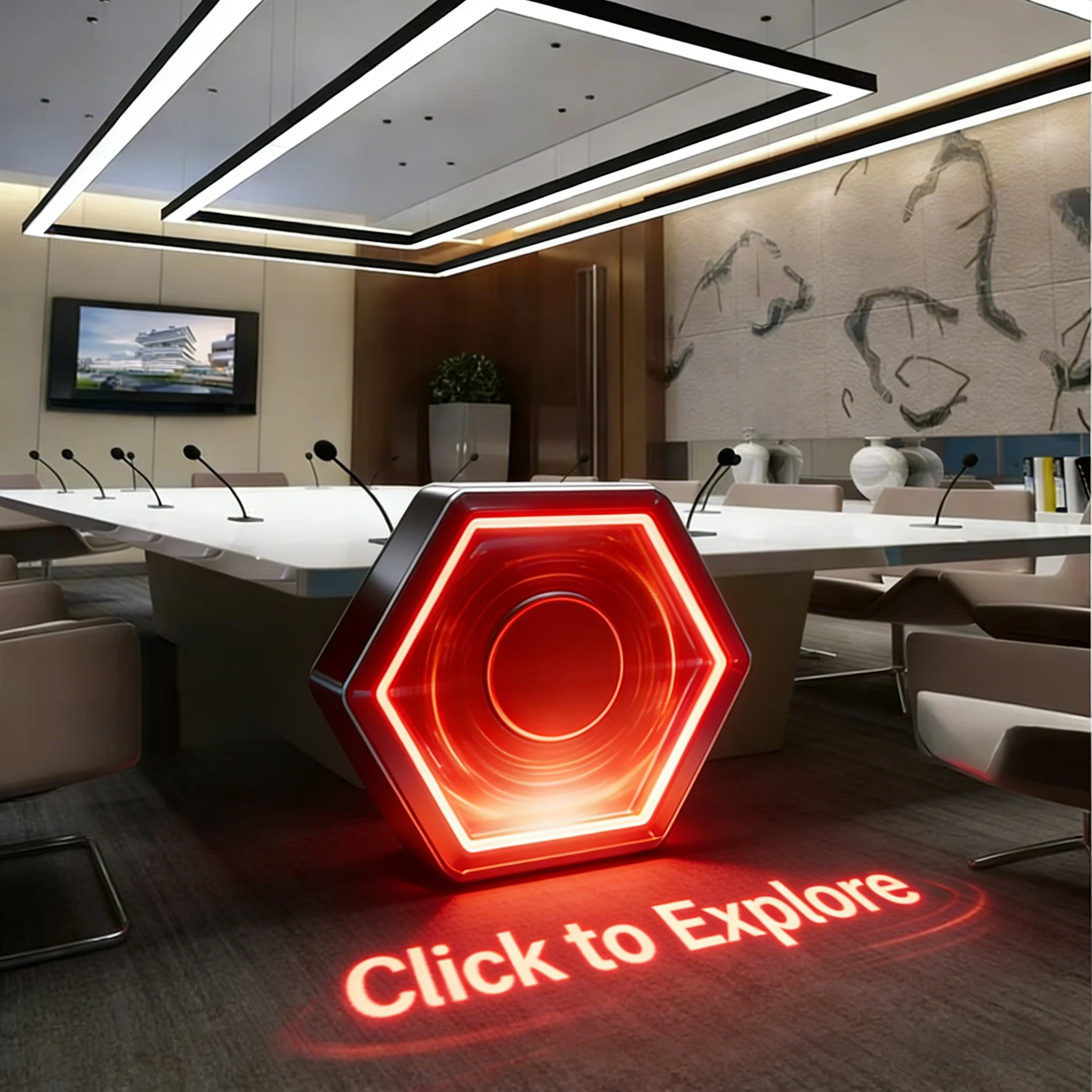 Super Bright Rectangular LED Strip Light Chandelier IP33 Rated 6500K Color Temp 50000 Hours Lifespan Office Gym Conference Room