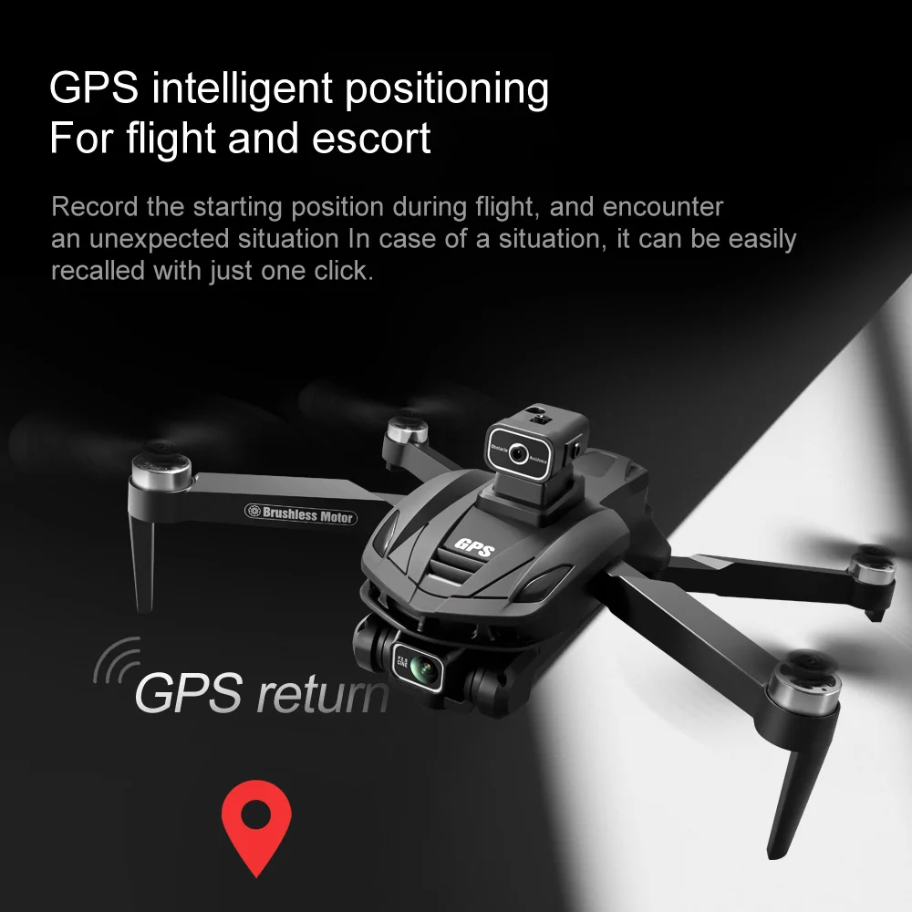 2024 Mini Drone 4K Professional HD Dual Cameras V168 Pro Max Foldable Outdoor Drones Long Range WIFI FPV App RC Control Portable
