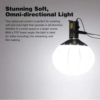 Godox CS-65D Lantern Softbox Quick-Setup 26inch/65cm Soft Light Modifier Latern Softbox with Skirt+Carry Bag product image
