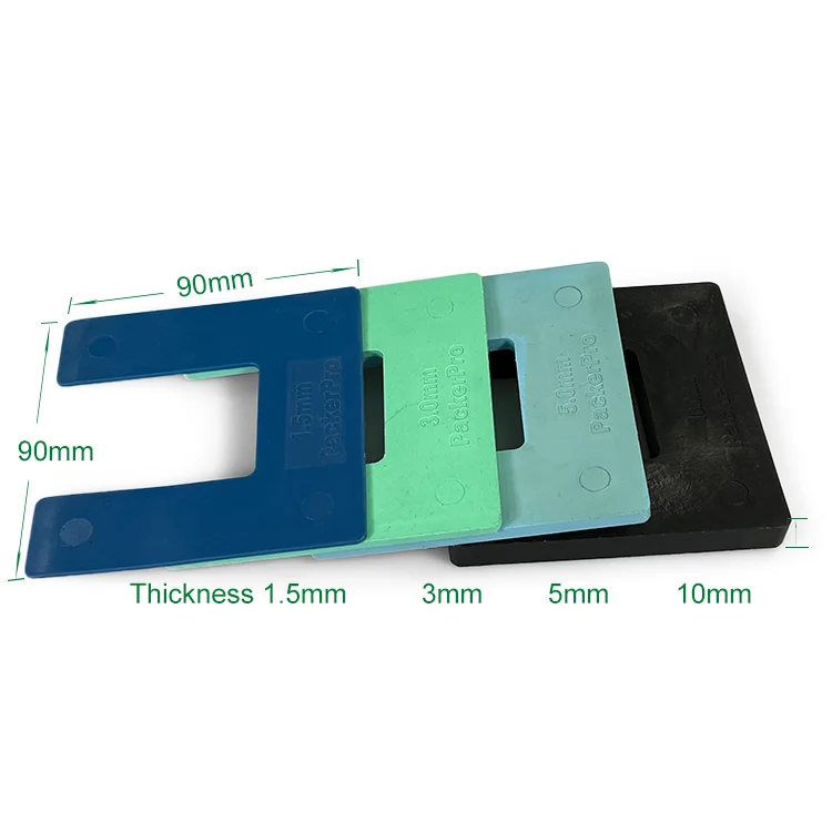 75mm 90mm 140mm Plastic Packer Shims Building Construction Material