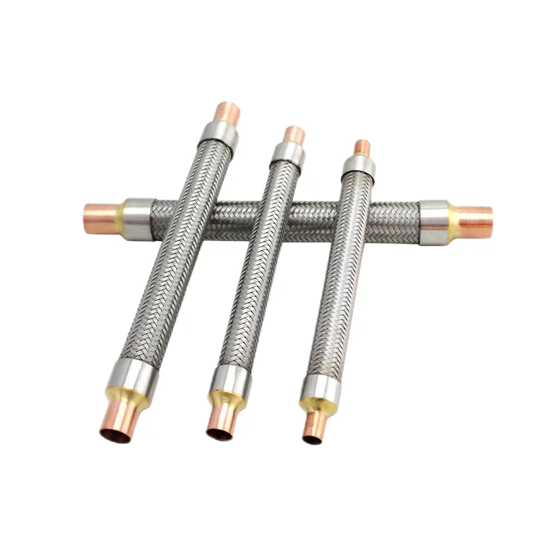 Copper Tube End Refrigeration System Stainless Steel Vibration