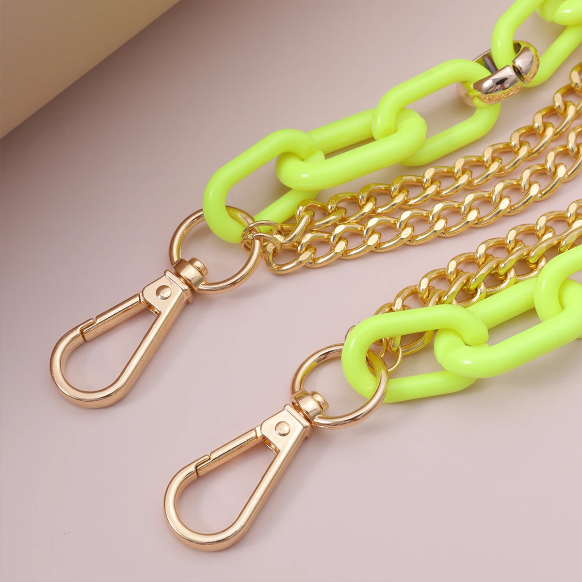shixin trendy candy colors acrylic chain