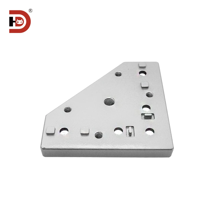 3030/4040 Aluminum Profile Universal Triangle Bottom Plate End Face Connection Plate Foot Cup Foot Mounting Part details