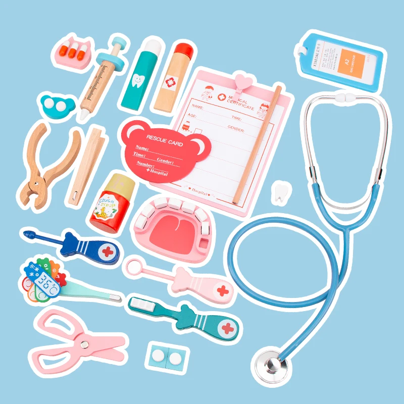 Набор сумок для ролевых игр, семейная медсестра, школа для детей, деликатная косметика, врач-команда врачей из больницы, докторская команда 2, игрушка-врач