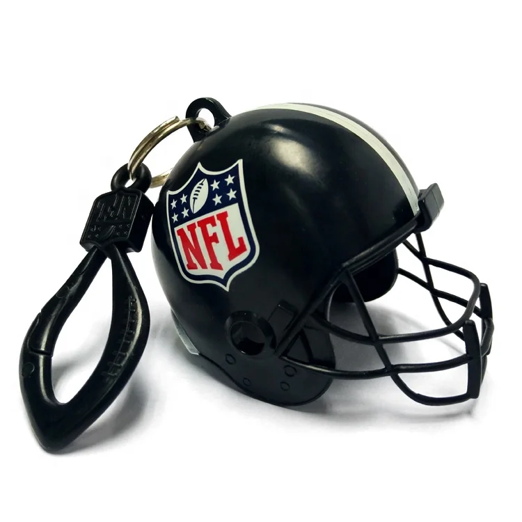 1pc American Football Helmet Shaped Keychain For Men