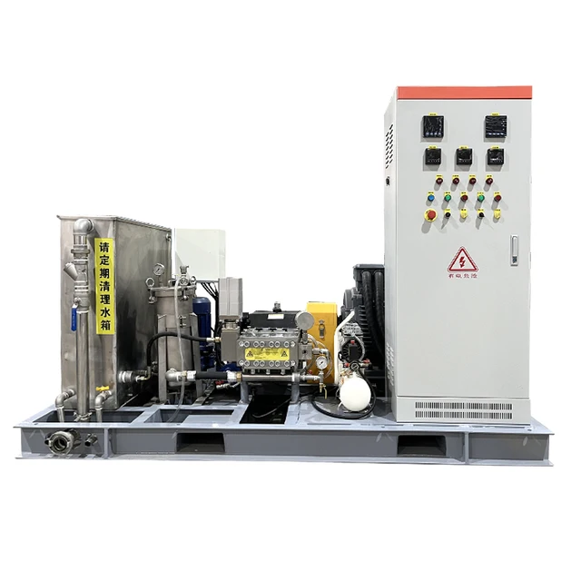 Aqua blasting pump unit PW-103-ED Electric motor washing equipment 2800bar
