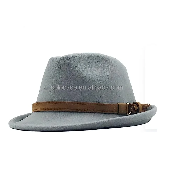 Elegant Wool Fedora Hat