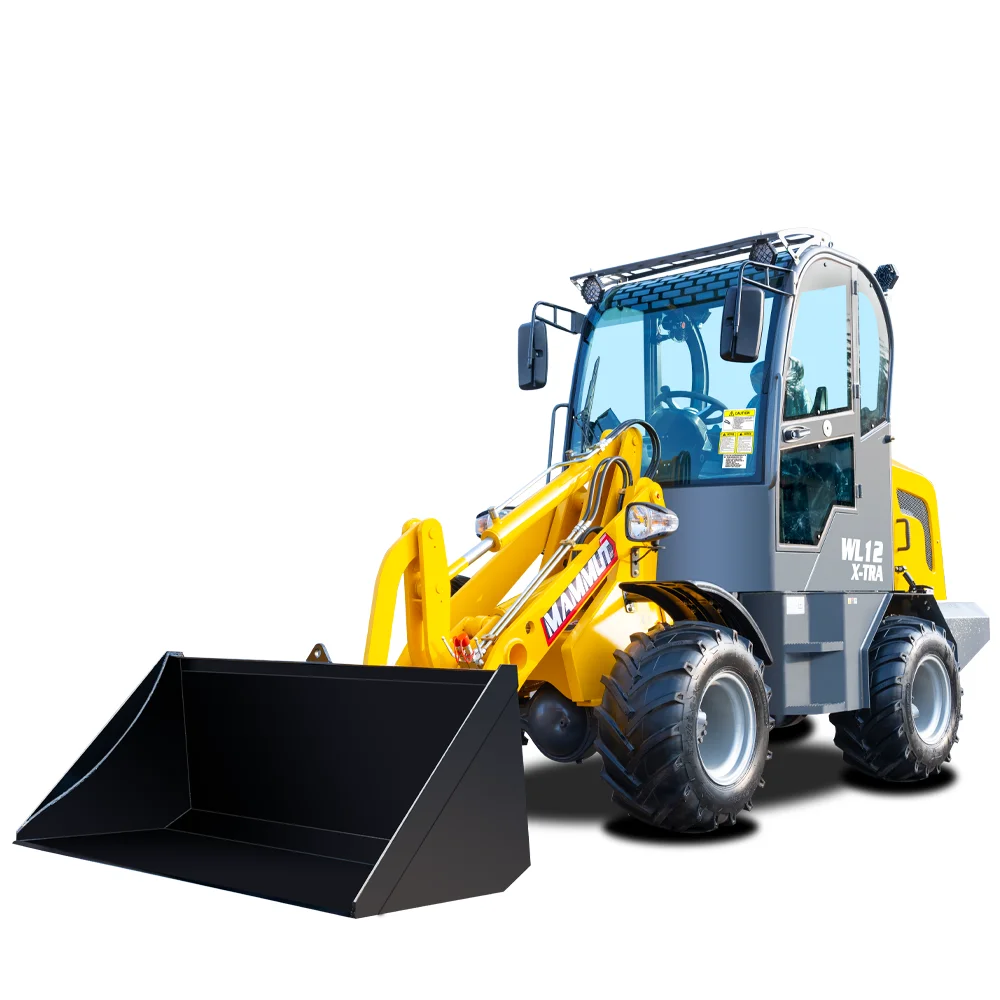 Wheel Loader Manufacturer Mammut WL12 1 Ton Mini Small Front End Articulated Mini Wheel Loader
