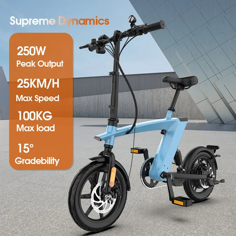 E-bicycle 250W 折りたたみ式電動バイク 最大走行距離55km