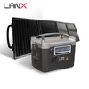 Negro con panel solar