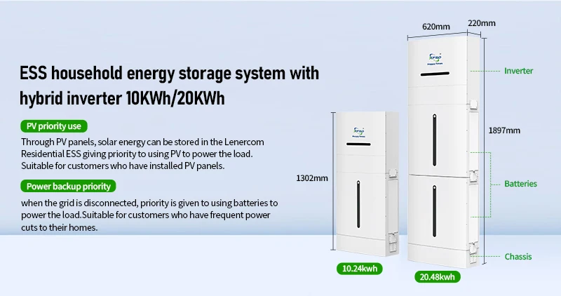 All in one solar generator power Solar System 20KW 10KW Off Grid Lithium Battery complete hybrid solar energy storage system factory