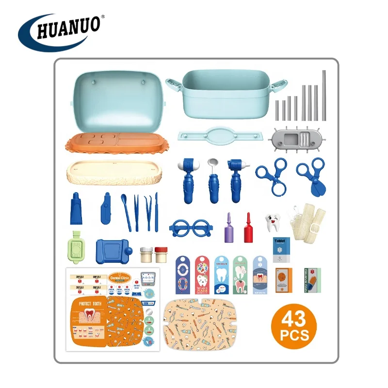 Детские развивающие 3 в 1 43 шт. ролевые игры Медицинские Комплект Набор доктора игрушки семья доктор Ролевая игра Секс