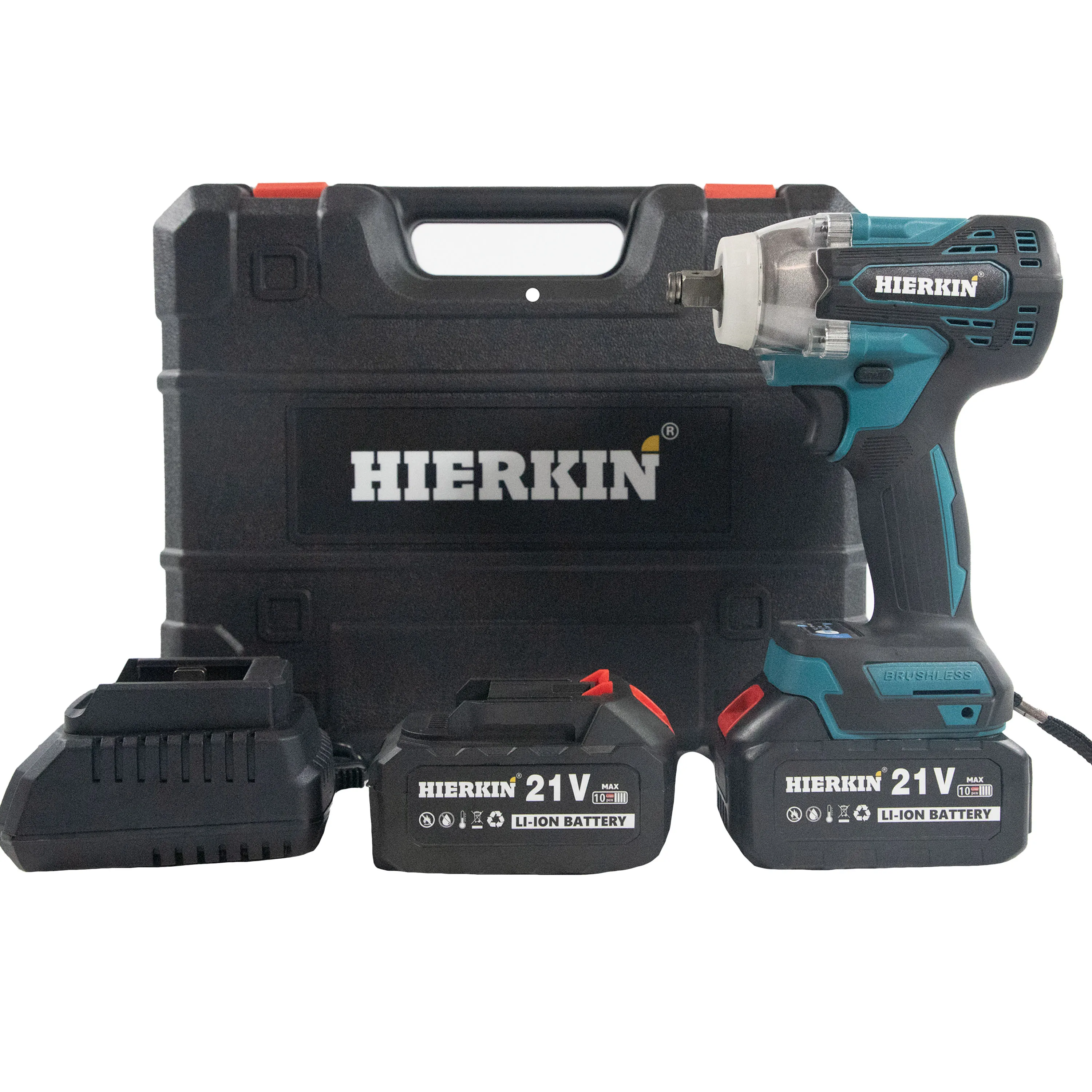 HIERKIN Hot Selling Machines and Tools Herramientas Automotriz Caja De Power Socket Wrenches Impact Wrench
