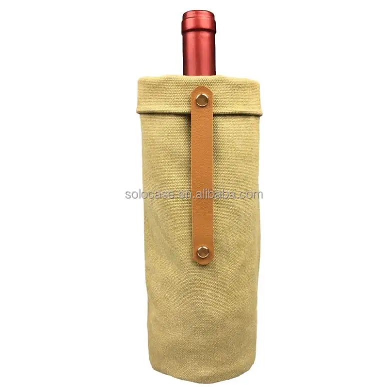 Festival Canvas Single Wine Gift Bag