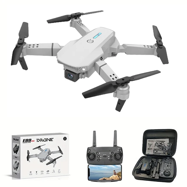 RC Drone E88 Pro 4K HD Camera Foldable Quadcopter Mini Drone