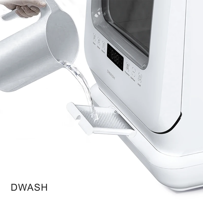 Dish Washing Mini Counter Top  Full-automatic Dish Washer Multifunctional  Portable New Designs with PTC Heater
