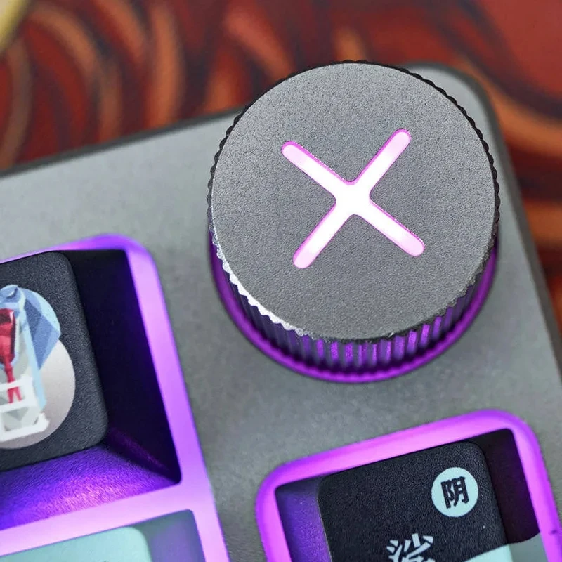 Darmoshark KT15 Hot Swap Mechanical Keypads Gift 3 Modes BT Wireless Keyboards 15 Keys PBT Keycap Gift