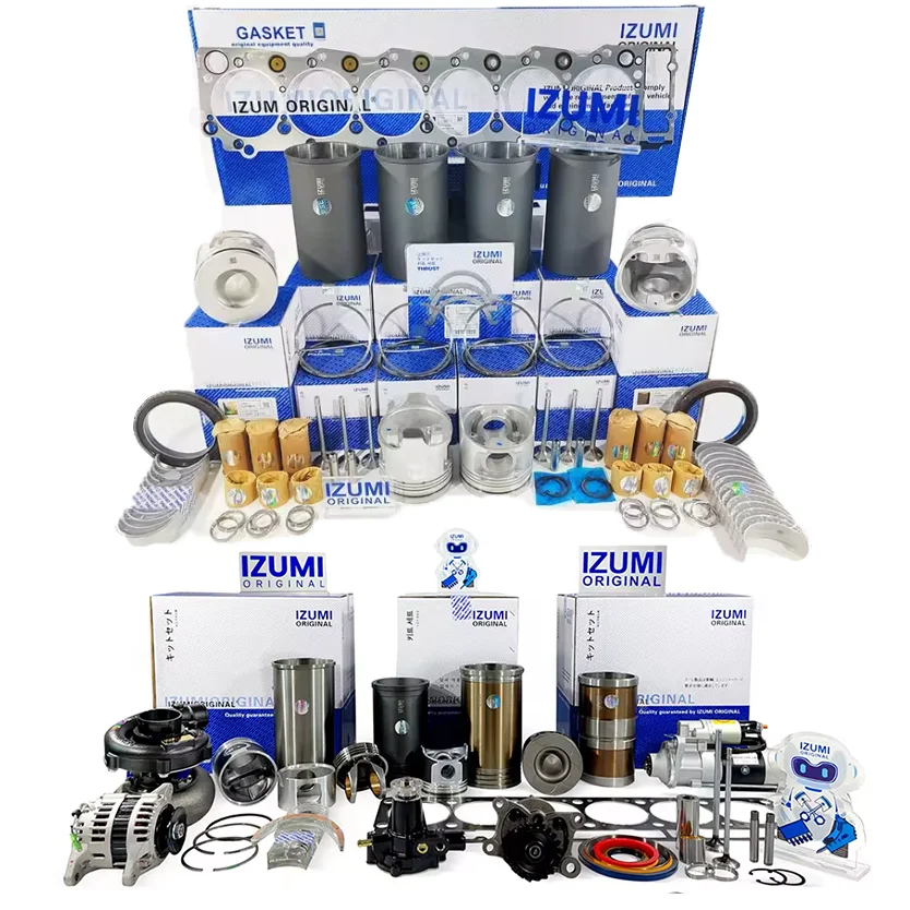 IZUMI ORIGINAL 6WA1 6WF1 6WG1 Diesel Engine Parts Overhaul Rebuild Repair Liner Kit FOR ISUZU