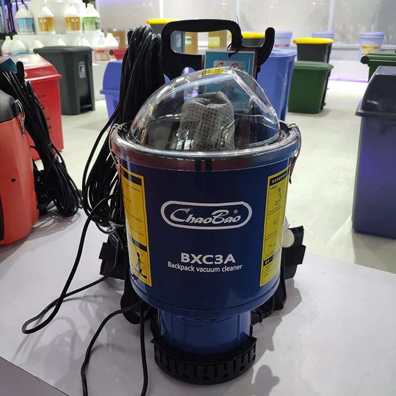 Электрический Голубой Рюкзак-пылесос Cyclone 18M Power Line, 1000, 220, 4 л, с сумкой