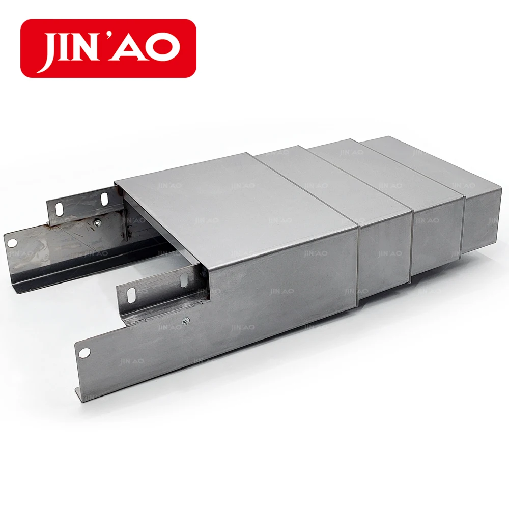 Preferential price customization stainless steel machine tool board bellows duct cover guide shield armored bellows cover