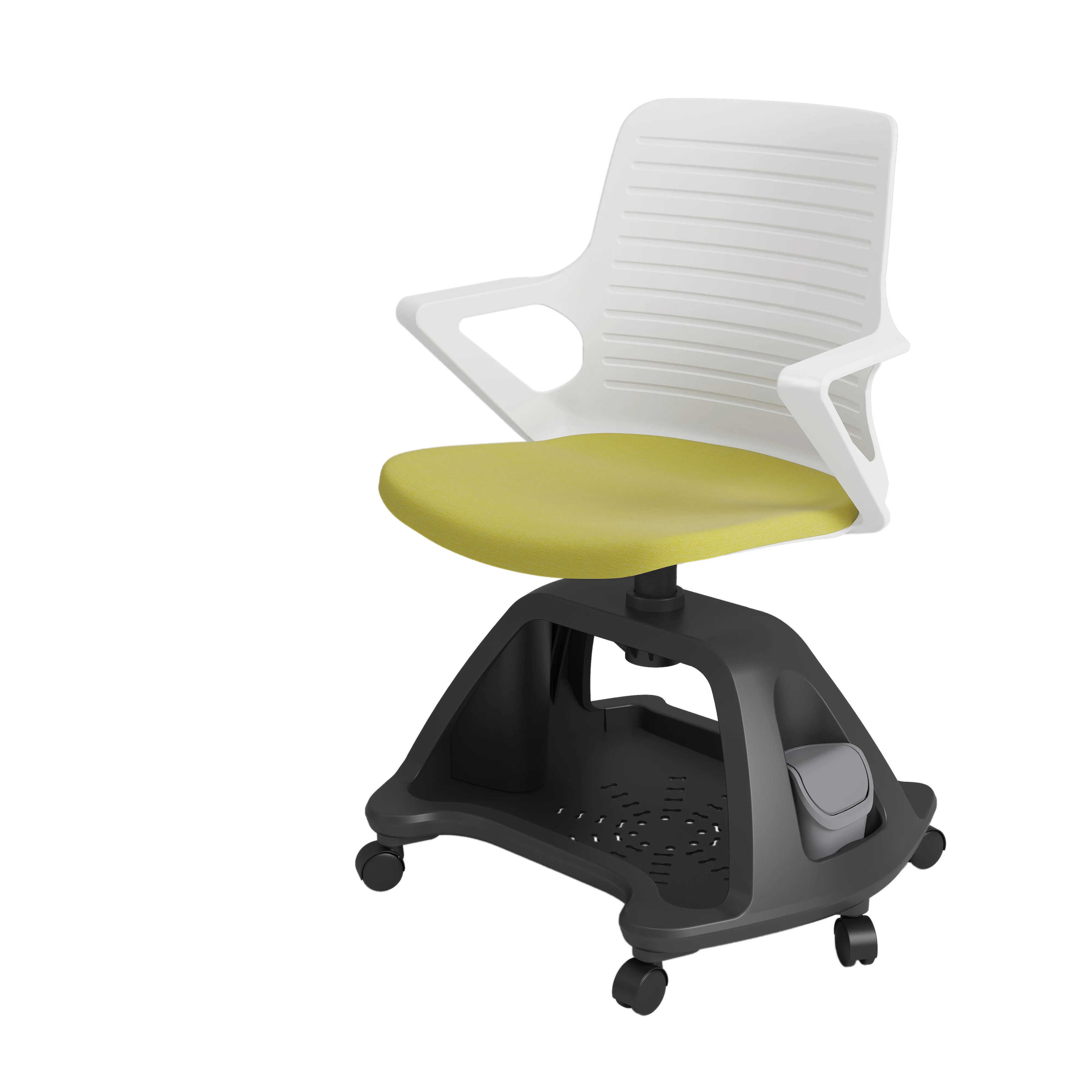 Popular Classroom Chair and Desk With Wheels Node Tripod Base School Chairs Desk for University