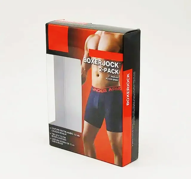 The best-selling foldable window style men's underwear packaging gift box