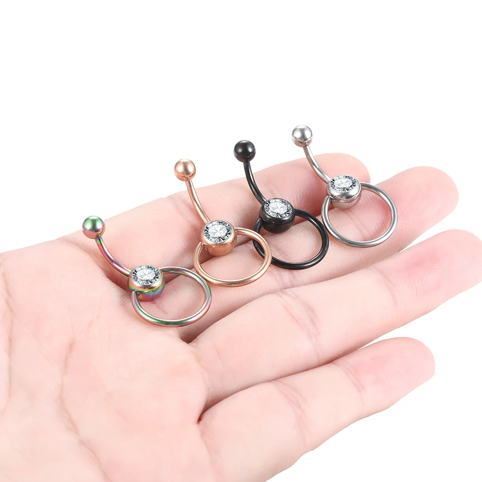 Steel 14G Navel Piercing Sexy Belly Piercing Ombligo Belly Button Ring  Nombril Navel Stud Piercing Dangle Earring Women Gift| Alibaba.com