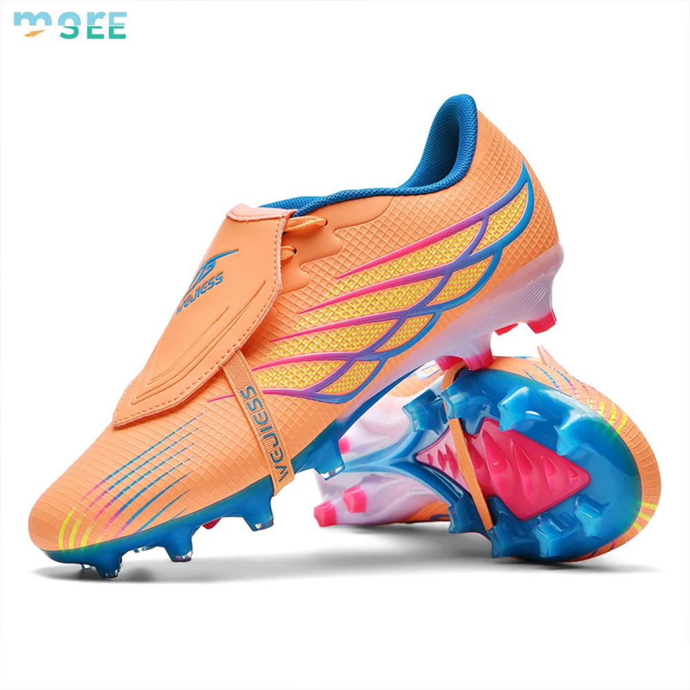 SeeMore Professional Outdoor Soccer Sport Football Shoes  Ag Breathable Long-Stud Artifi aperçu 6