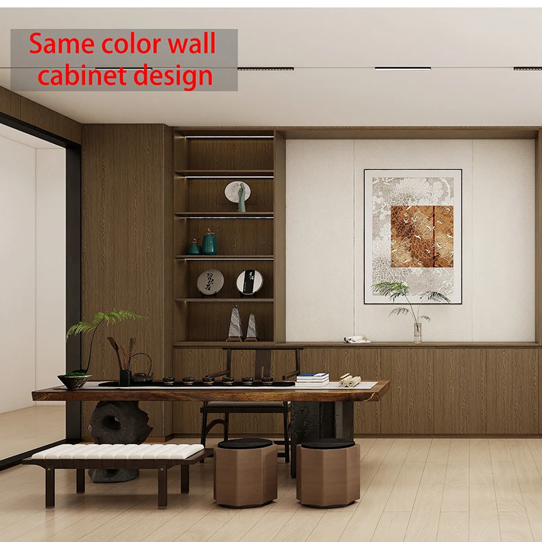 Melinco Eco-Friendly Bedroom Sliding Door Cabinet with Customizable Color Unified Wall Panels Entry Door for Living Room & Gym