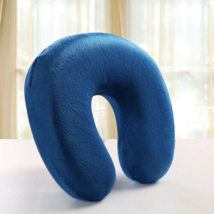 Memory Foam U Shaped Travel Pillow Neck Support Head Rest Airplane Cushion 