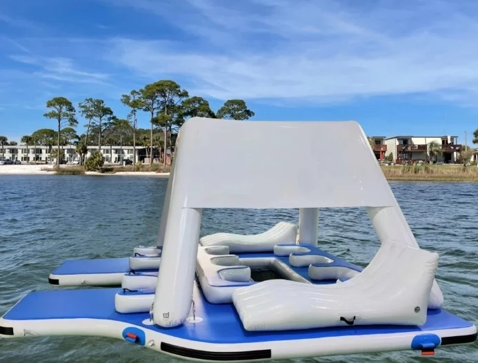 Inflatable Floating Beach Island Fun Water Park Game