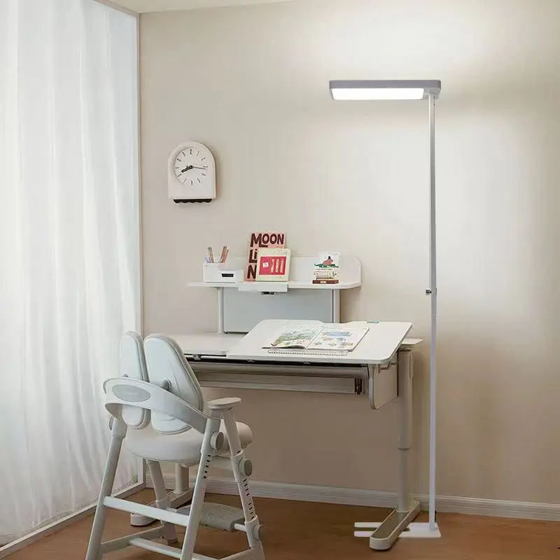 Touch Dimmable LED Table Standing Light Study  Reading Full Spectrum Eye Protecting Desk Smart Office Work Side Led Floor Lamp