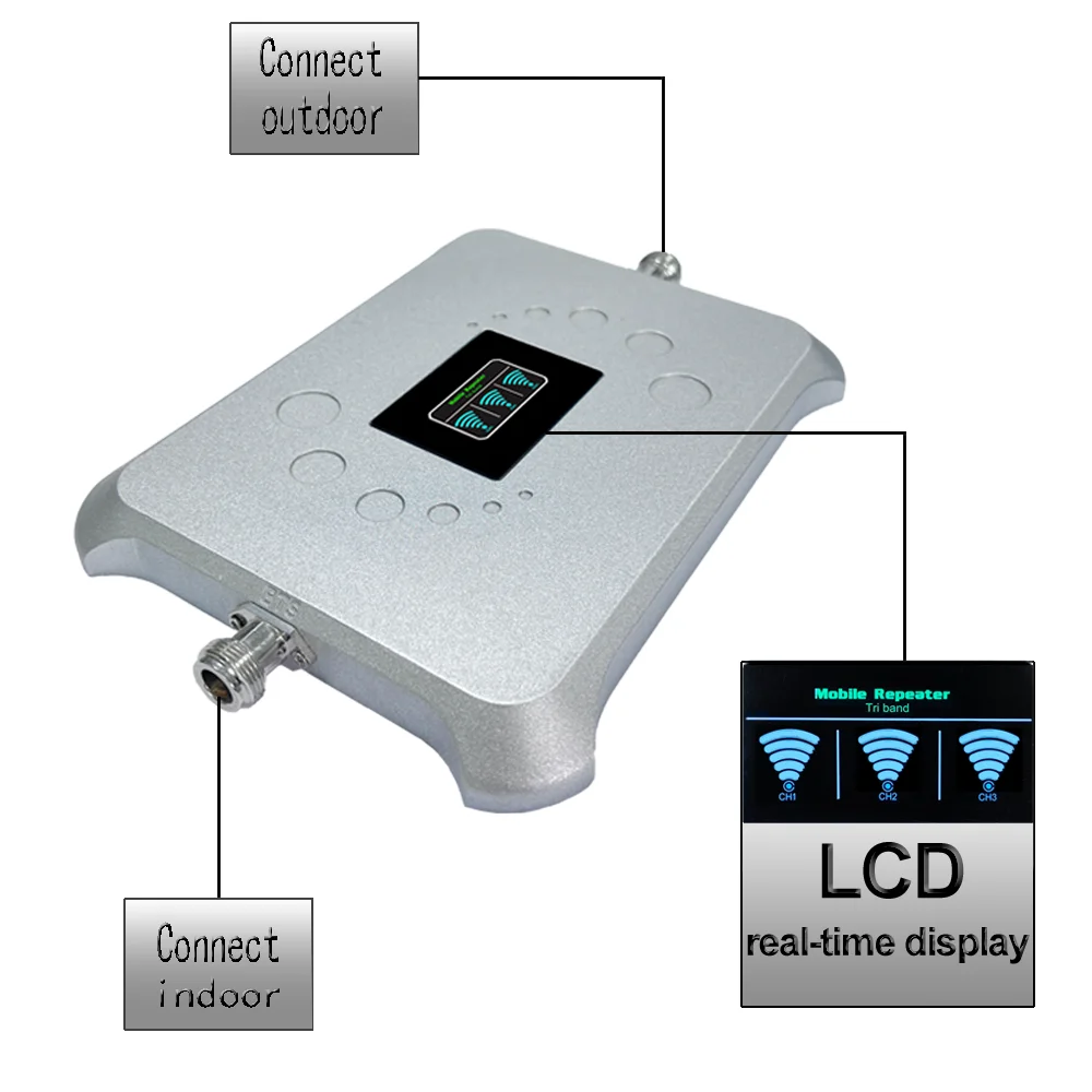 Оптовая продажа с завода усилитель сотовой сети 234G ретранслятор сигнала 900 1800 2100 МГц универсальный усилитель/усилитель сотового телефона