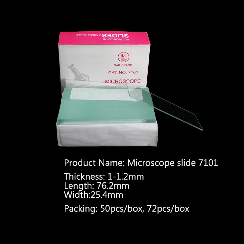 Whole Sell Microscope Slides 7101 7102 7105 Suppliers Frosted Prepared