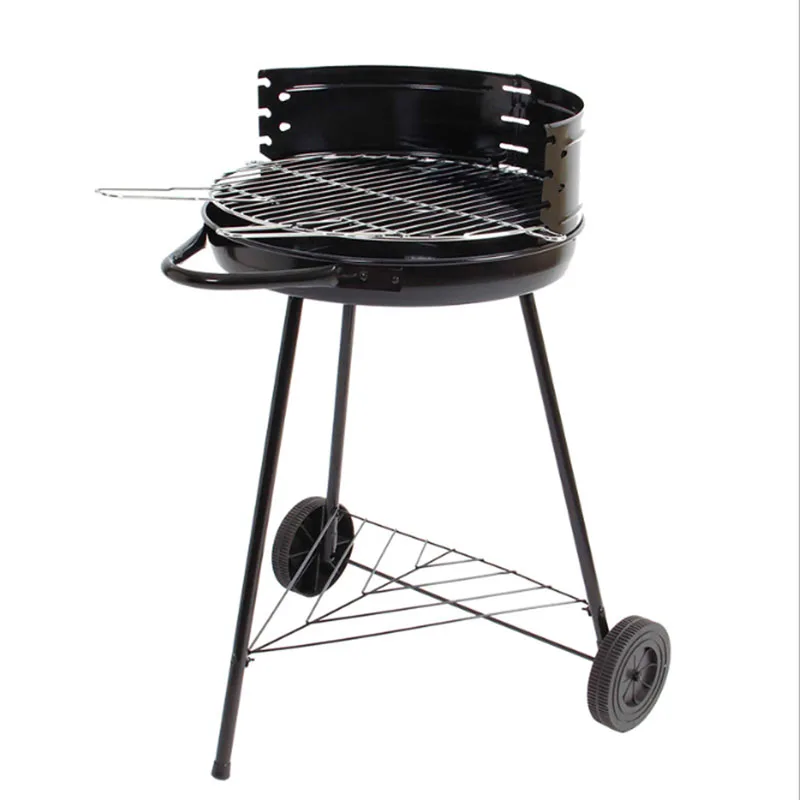 simple all in a circle portable charcoal small barbecue grill