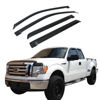 YCSUNZ CAR ACCESSORIES Window Visor Side Window Deflector Compatible with F150 Crew Cab 2009 2010 2011 2012 2013 2014