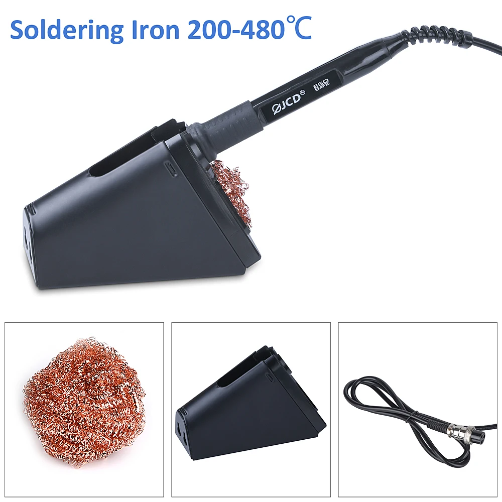 JCD 8206 SMD BGA 3-in-1 Hot Air Soldering Station with Digital Display Solder Rework Station