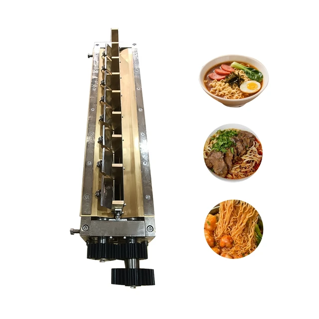 CNC Machining Precise Fresh Ramen Noodle Cutter with Wavy Shaper for Taiwan Instant Ramen Noodle Maker