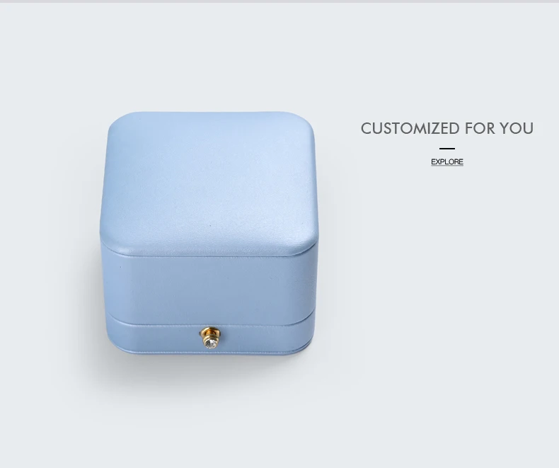 Wholesale Custom Packaging Box For Jewelry Box Jewelry Velvet Wedding