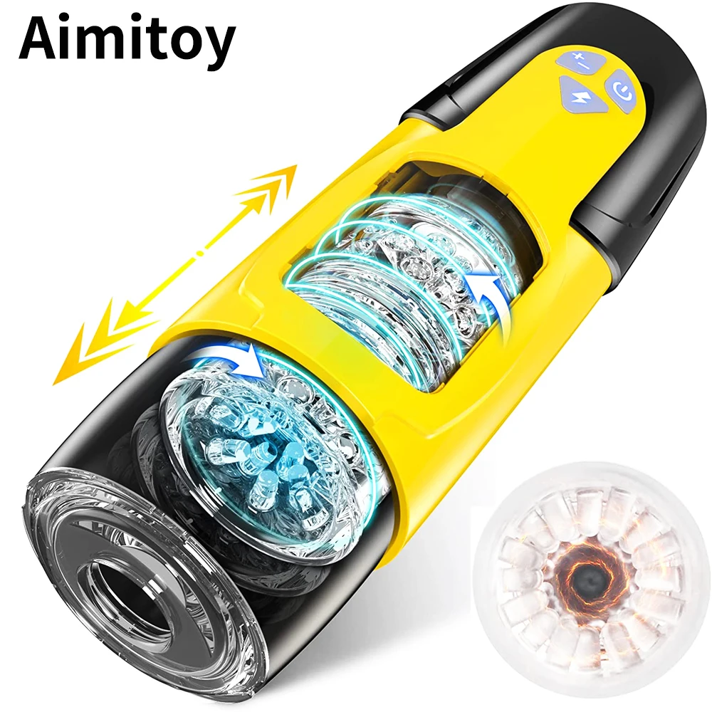 Aimitoy Automatic Male Masturbator Male Masturbators Cup 7 Thrusting &  Rotating Modes For Stimulation Electric Male Stroker Toy - Buy Automatic  Male Masturbator,Masturbators Cup With 7 Thrusting & ...