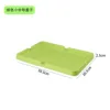Green small and medium-sized lids